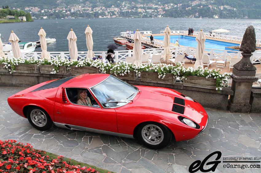 eGarage via Raphael Belly (c) 2011 Lamborghini Miura Lake Como Villa dEste Concorso dEleganza