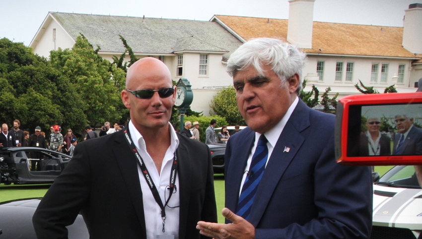 Jerod Shelby and Jay Leno