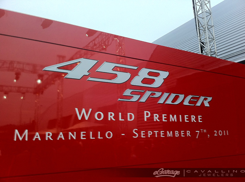 458 Spider WORLD PREMIER Ferrari 458 Spider