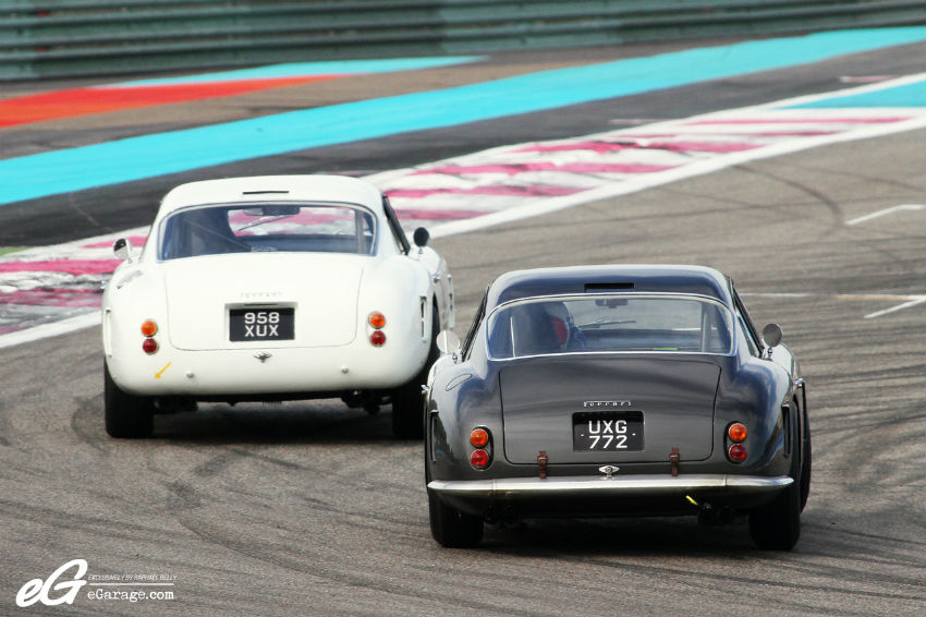Black and White vintage Ferrari 8509 Le Castellet 10000 Tours