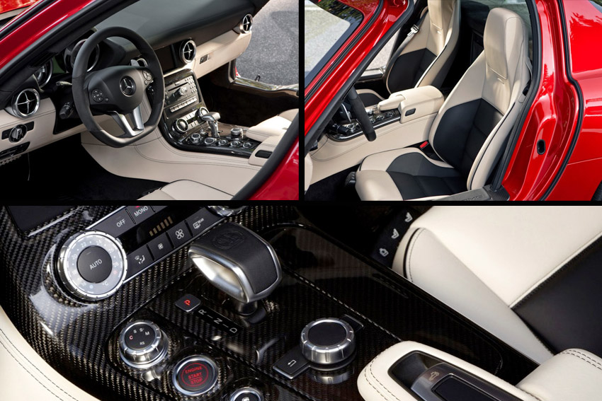 Mereceds SLS interior Mercedes Benz SLS Roadster