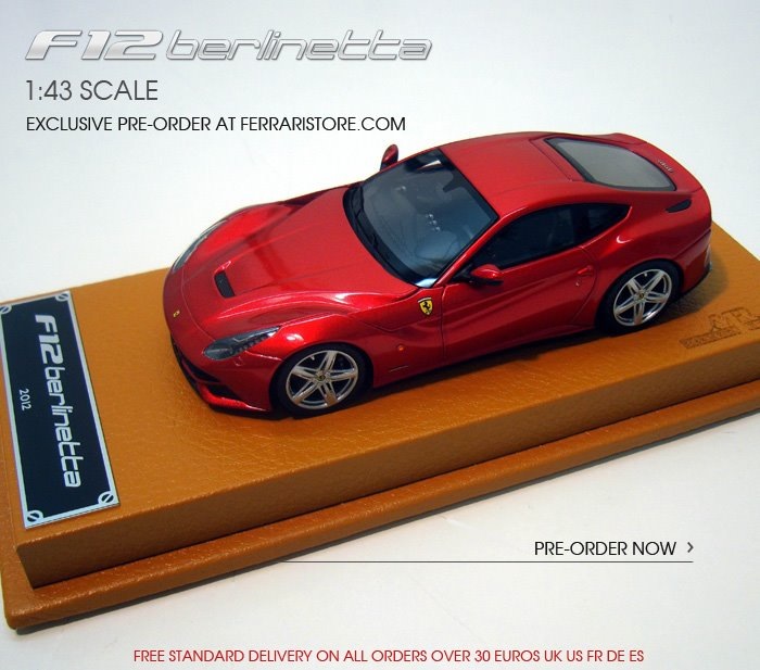 Ferrari F12 Ferrari Store Unveiled: Ferrari F12 Berlinetta