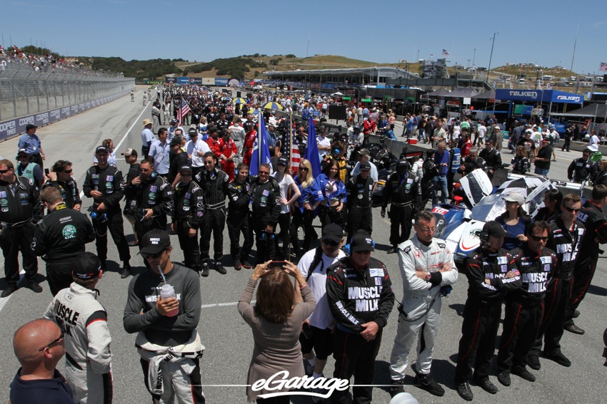 2012 ALMS Starting grid ALMS: Laguna Seca