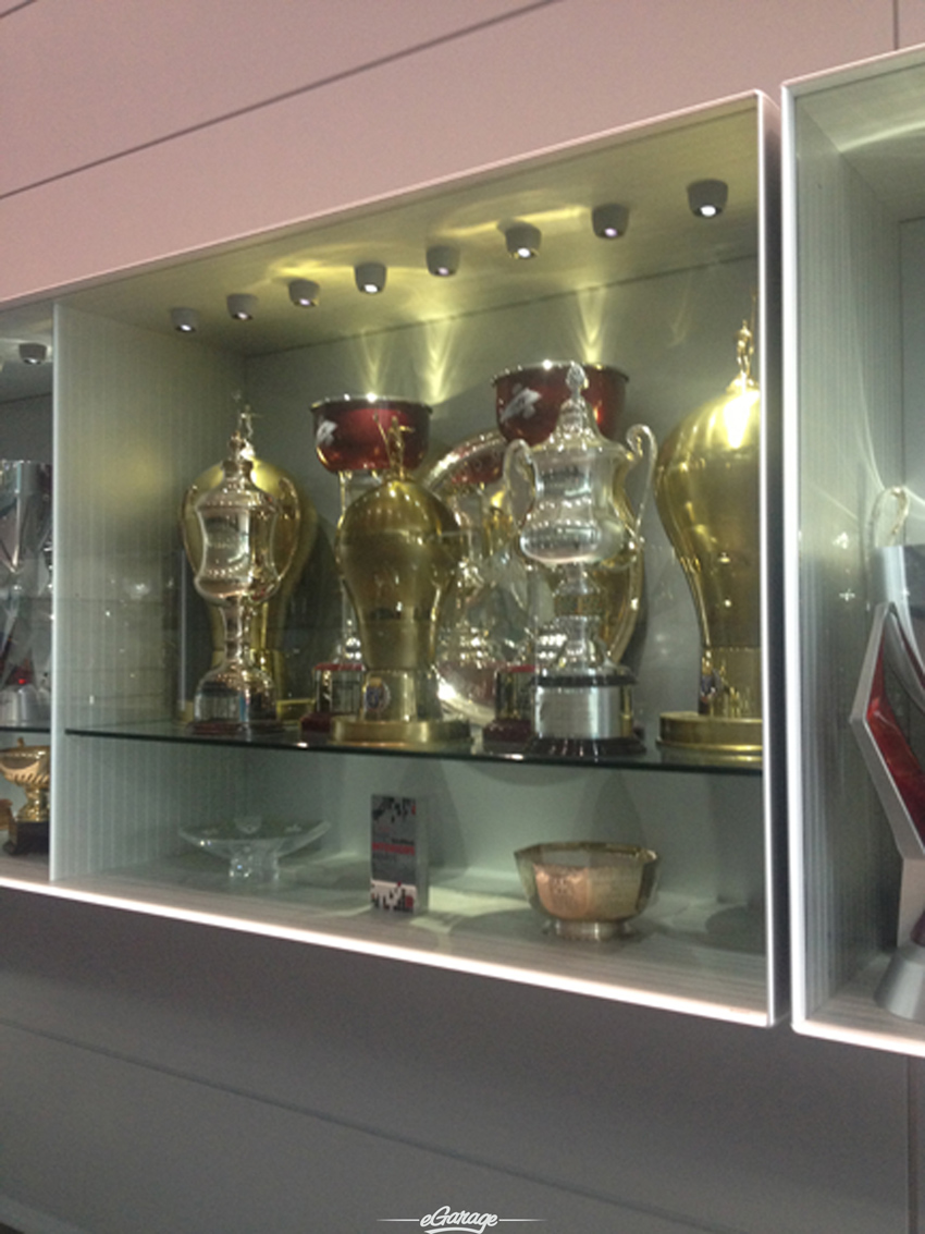 McLaren MP4 28 Reveal trophies McLaren MP4 28 Reveal