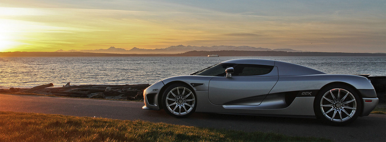 Sunset on a Koenigsegg CCX